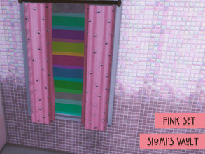 Sims 4 — Pink Curtains by siomisvault — Preeeeettyyy !!!! Thanks for the support Siomi's Vault