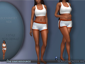 Sims 4 — Body Preset 04 by PlayersWonderland — You want more diversity in your game? Then this new bodypreset might be