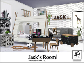 Sims 4 — Jack's Room by ALGbuilds — This is Jack's room. Inspired by the nursery rhyme Jack and Jill went up a hill.