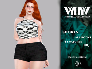 Sims 4 — Shorts - Tropical Collection by Viy_Sims — New Shorts from the Tropical Collection by Viy Sims!! All Maps 4
