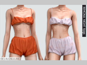 Sims 4 — Remona night top (patreon) by belal19972 — Simple bra top for your sims ,enjoy :)