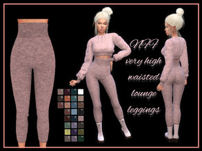 Sims 4 — NFF very high waisted lounge leggings by Nadiafabulousflow — Hi guys! This upload its a very high waisted short