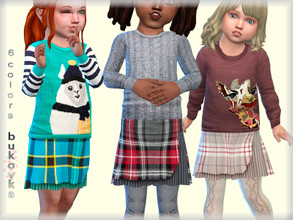 Sims 4 — Skirt Female toddler by bukovka — Skirt for girls toddler. Installed standalone, suitable for the base game. 6