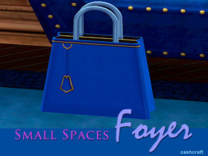 Sims 3 — Small Spaces Foyer Satchel by Cashcraft — An luxury designer satchel for your busy lifestyle. Created by
