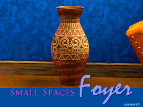 Sims 3 — Small Spaces Foyer Vase by Cashcraft — Handcrafted and hand painted vase for your home. Created by Cashcraft for