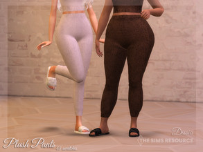 Sims 4 — Plush Pants by Dissia — Warm and confortable plush pants for you sims Available in 47 swatches