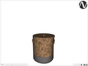 Sims 4 — Joetsu Laundry Basket by ArtVitalex — Bathroom Collection | All rights reserved | Belong to 2021 ArtVitalex@TSR