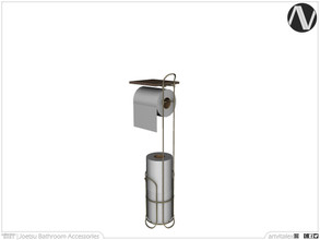 Sims 4 — Joetsu Toilet Paper Holder Stand by ArtVitalex — Bathroom Collection | All rights reserved | Belong to 2021
