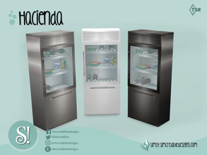 Sims 4 — Hacienda Fridge by SIMcredible! — by SIMcredibledesigns.com available at TSR 3 colors variations