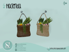 Sims 4 — Hacienda Add-ons veggies hanging bag by SIMcredible! — by SIMcredibledesigns.com available at TSR 2 colors