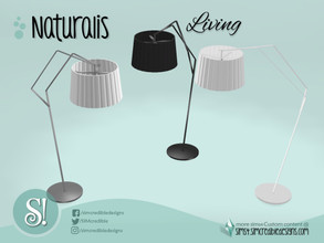 Sims 4 — Naturalis Living floor lamp by SIMcredible! — by SIMcredibledesigns.com available at TSR 4 colors variations