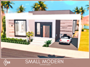 Sims 4 — Modern Family - gallery by Summerr_Plays — A small modern home in oasis Spring.This two-bedroom, three-bathroom