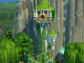 Sims 4 — Princess Tower by susancho932 — A tall tower that reminds you of a princess fairy tale story. A princess who has