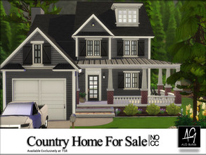 Sims 4 — Country Home For Sale  by ALGbuilds — Welcome Home to this country style 3 bedroom 3 bath home, with wrap around