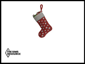 Sims 4 — Snowbird Christmas Stocking by seimar8 — Maxis match Christmas stocking Kids Stuff Pack required