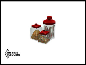 Sims 4 — Snowbird Candy Canes and Gingerbread by seimar8 — Maxis match festive candy canes and gingerbread in a jar