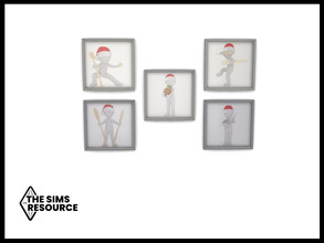 Sims 4 — Snowbird Holiday Kitchen Cook Art by seimar8 — Maxis match kitchen cook wall art Tiny Living Stuff pack required