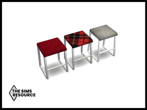Sims 4 — Snowbird Stool by seimar8 — Maxis match kitchen bar stool. Luxury Party Stuff pack required