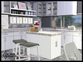 Sims 4 — Snowbird Kitchen (Part 3) by seimar8 — Maxis match Christmas Kitchen set to complement my Snowbird Living (Part