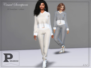 Sims 4 — Casual Sweatpants by pizazz — Casual Sweatpants for your sims 4 games. the image above was taken in-game so that