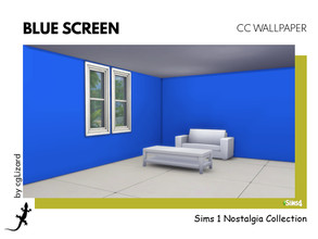 Sims 4 — Blue Screen - Sims 1 Nostalgia Collection by cgLizard by cgLizard — Do you miss The Sims 1 iconic build/buy mode
