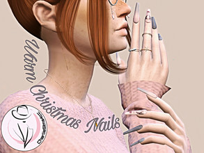 Sims 4 — Warm Winter Nails by MsPaddie — Hello there! Here is some new nails for you! This time is a recolour of Suzue's