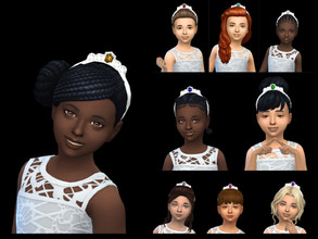 Sims 4 — ErinAOK Children's Tiara by ErinAOK — Children's Tiara 9 Swatches