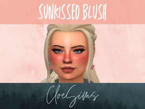 Sims 4 — [CloeSims] Sunkissed Blush by spookilysims — Some natural, cute blush for your simmies :)
