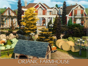 Sims 4 — Orjanic Farmhouse by MychQQQ — Lot: 64x64 Value: $ 380,493 Lot Type: Residential House Contains: - 5 bedrooms -