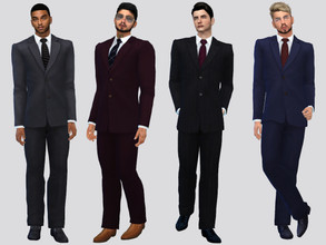 Sims 4 — Felipe Formal Suit by McLayneSims — TSR EXCLUSIVE Standalone item 12 Swatches MESH by Me NO RECOLORING Please