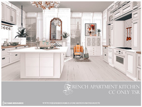 Sims 4 — French Apartment Kitchen by Moniamay72 — A beautiful french accent Kitchen in classic and country style.The room