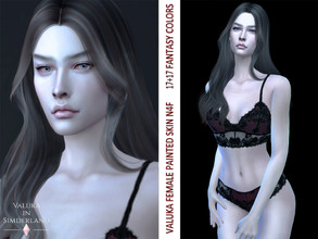Sims 4 — [Patreon] Valuka - Female Fantasy Painted skin 4F(a) by Valuka — This is the 1st part of the female skin N4F. 17