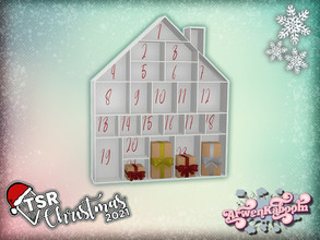 Sims 4 — TSR Christmas 2021 Country Christmas Dining - Calendar by ArwenKaboom — Base game calendar made for TSR