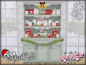 Sims 4 — TSR Christmas 2021 Country Christmas Deco by ArwenKaboom — Base game Christmas clutter made for the TSR