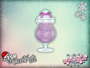 Sims 4 — TSR Christmas 2021 Colorful Christmas Deco - Jar 1 by ArwenKaboom — Base game Colorful Christmas clutter made