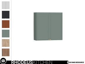 Sims 4 — Rhodeus Cabinet I by wondymoon — - Rhodeus Kitchen - Cabinet I - Wondymoon|TSR - Creations'2021