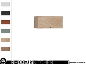 Sims 4 — Rhodeus Refrigerator Cabinet by wondymoon — - Rhodeus Kitchen - Refrigerator Cabinet - Wondymoon|TSR -