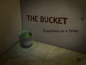 Sims 4 — The Bucket by RoyIMVU — With no other options, Sims might find themselves having to rely on a bucket. At least