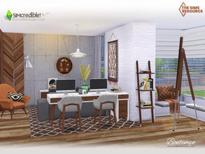 Sims 4 — Bontempo [web transfer] by SIMcredible! — We brought to your sims a functional homely studio where work place