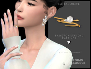 Sims 4 — Raindrop Diamond Ring by Glitterberryfly — A matching ring for my raindrop earrings