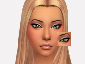 Sims 4 — Dina Caliente Eyeliner by Sagittariah — base game compatible 1 swatch properly tagged enabled for all occults