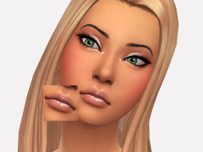 Sims 4 — Dina Caliente Lipgloss by Sagittariah — base game compatible 5 swatch properly tagged enabled for all occults