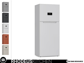 Sims 4 — Rhodeus Refrigerator by wondymoon — - Rhodeus Kitchen - Refrigerator - Wondymoon|TSR - Creations'2021