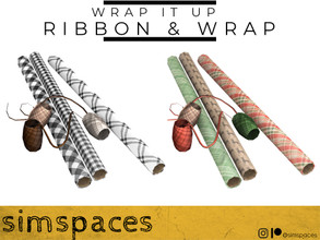 Sims 4 — TSR 2021 Christmas Collection - Wrap It Up - ribbon & wrap by simspaces — Part of the Wrap It Up collection: