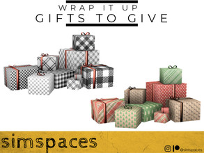 Sims 4 — TSR 2021 Christmas Collection - Wrap It Up - gifts to give by simspaces — Part of the Wrap It Up collection: You