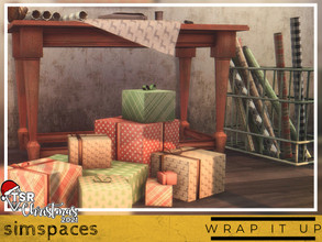 Sims 4 — TSR 2021 Christmas Collection - Wrap It Up by simspaces — Everything you need to get those gifts wrapped and