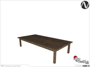 Sims 4 — TSR Christmas 2021 | Kendry Coffee Table by ArtVitalex — Christmas Collection | All rights reserved | Belong to