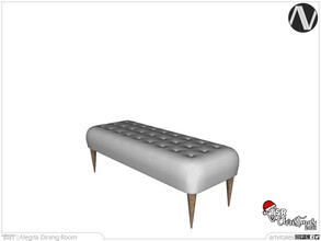 Sims 4 — TSR Christmas 2021 | Alegria Bench by ArtVitalex — Christmas Collection | All rights reserved | Belong to 2021