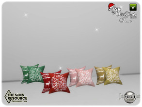 Sims 4 — TSR 2021 Christmas Collection country rae cushions for chair by jomsims — TSR 2021 Christmas Collection country