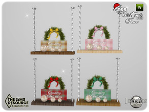 Sims 4 — TSR 2021 Christmas Collection country rae deco for wall by jomsims — TSR 2021 Christmas Collection country rae